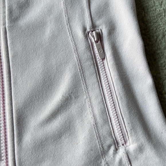 Lululemon Athletica Soft Pink Zip Top - Picture 2 of 14